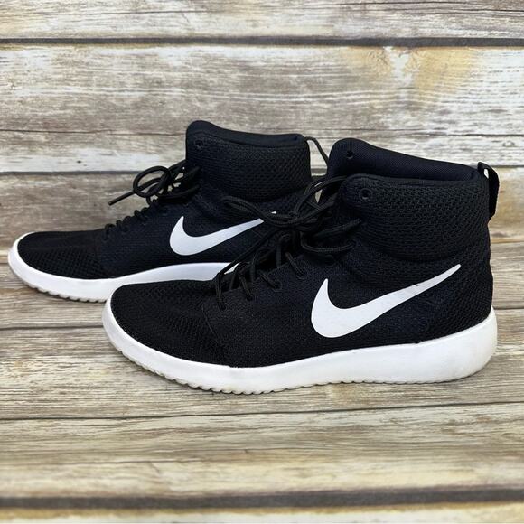 Nike WMNS Roshe Court size 9 black white color way - Picture 5 of 9